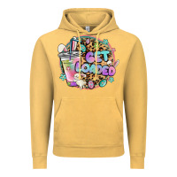 Vintage Mustard get loaded rabbit and easter Vintage Hoodie - MaliasSmallBusiness