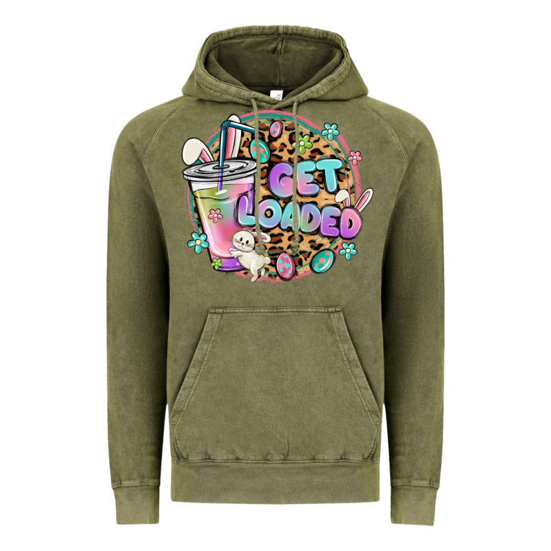Get Loaded Rabbit And Easter Vintage Hoodie by MaliasSmallBusiness | Teevron