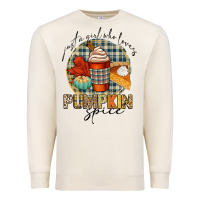 Sandshell just a girl who loves pumpkin spice Premium Sweatshirt - CowGirlArtShop