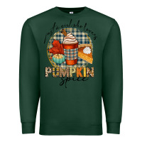Sports Green just a girl who loves pumpkin spice Premium Sweatshirt - CowGirlArtShop
