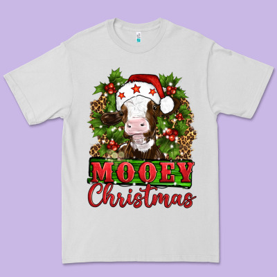 Mooey Christmas Premium Tee Designed By Artiststas