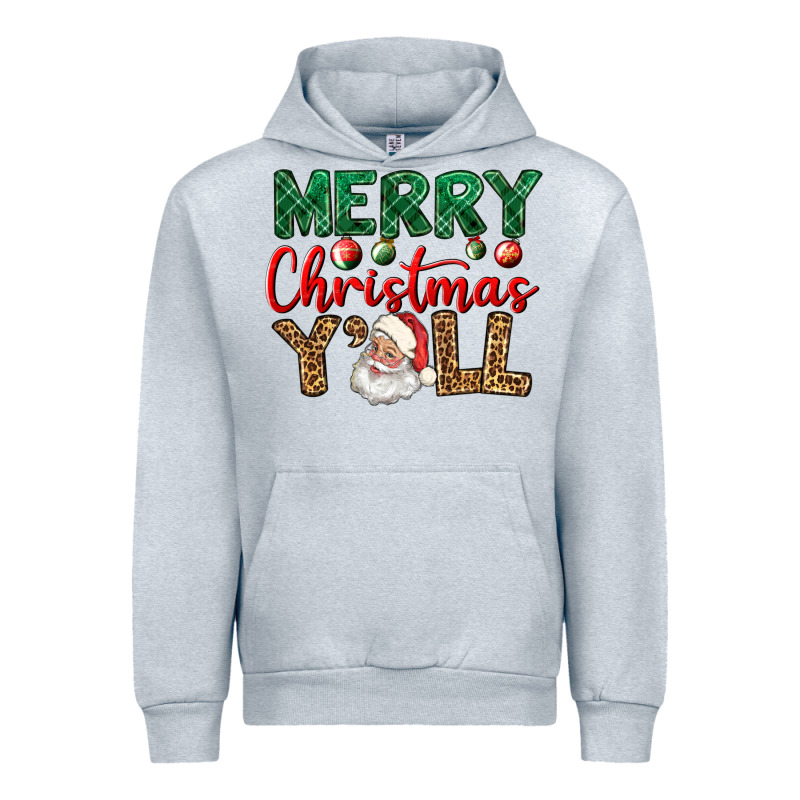 Merry Christmas Y'all Urban Hoodie by BundleAndBundleShop | Teevron