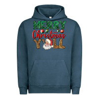 Pigment Midnight Navy merry christmas y'all Urban Hoodie - BundleAndBundleShop