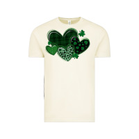 Vintage Arctic leopard hearts st patricks day Vintage Tee - MaliasSmallBusiness