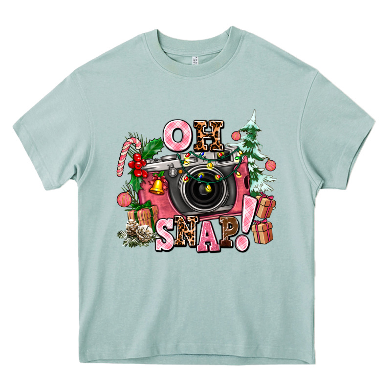 Christmas Oh Snap Heavy Core Tee by AdoDesignShop | Teevron