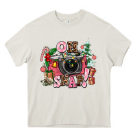 Cream christmas oh snap Heavy Core Tee - AdoDesignShop