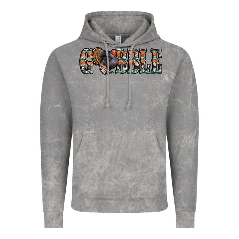 Gobble Thanksgiving Turkey Vintage Hoodie by Jasminsmagicworld | Teevron