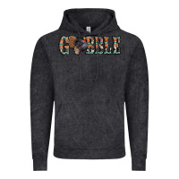 Vintage Black gobble thanksgiving turkey Vintage Hoodie - Jasminsmagicworld