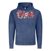 Vintage Denim she is strong proverbs 31 25 Vintage Hoodie - MaliasSmallBusiness
