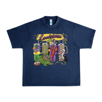 Navy obsessive cup disorder mardi gras Urban Heavy Tee - MaliasSmallBusiness
