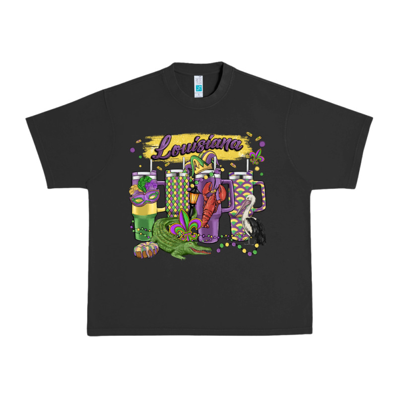 Obsessive Cup Disorder Mardi Gras Urban Heavy Tee by MaliasSmallBusiness | Teevron