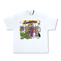 White obsessive cup disorder mardi gras Urban Heavy Tee - MaliasSmallBusiness