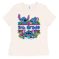Bone preview flower stitch 5th grade Ladies Tee - AdoDesignShop