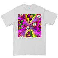 Dove Grey halloween thunders seamless pattern Premium Tee - BundleAndBundleShop