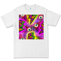 White halloween thunders seamless pattern Premium Tee - BundleAndBundleShop