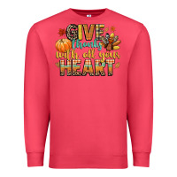 Cardinal give thanks with all your heart Premium Sweatshirt - CowGirlArtShop