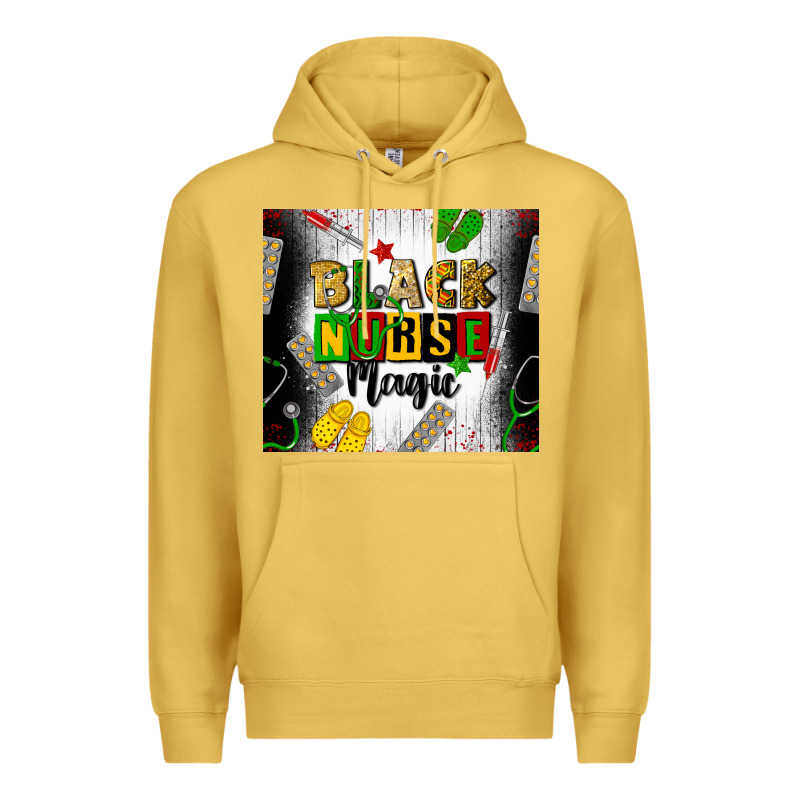 Black Nurse Magic Premium Hoodie by CowGirlArtShop | Teevron