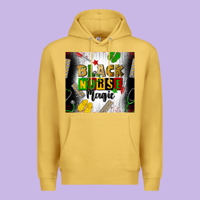 Black Nurse Magic Premium Hoodie Designed By Cowgirlartshop