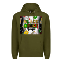 Army Green black nurse magic Premium Hoodie - CowGirlArtShop