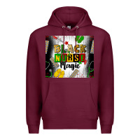 Burgundy black nurse magic Premium Hoodie - CowGirlArtShop