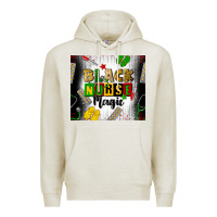 Oatmeal Heather black nurse magic Premium Hoodie - CowGirlArtShop