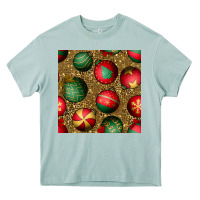 Arona christmas ornaments and leopard seamless pattern Heavy Core Tee - BundleAndBundleShop