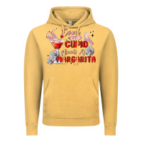 Vintage Mustard even cupid need a margarita Vintage Hoodie - MaliasSmallBusiness