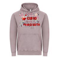 Vintage Zinc even cupid need a margarita Vintage Hoodie - MaliasSmallBusiness