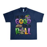 Navy let the good times roll Urban Heavy Tee - MaliasSmallBusiness