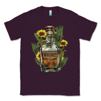 Plum western whiskey bottle Classic Tee - NancyCooperArtShop