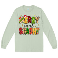 Matcha merry and bright Long Sleeve Tee - MaliasSmallBusiness