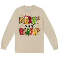 Mushroom merry and bright Long Sleeve Tee - MaliasSmallBusiness