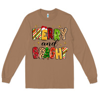 Toasted Coconut merry and bright Long Sleeve Tee - MaliasSmallBusiness