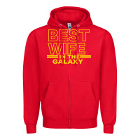 Red BEST WIFE IN THE GALAXY Zipper Hoodie - Bettercallsaul