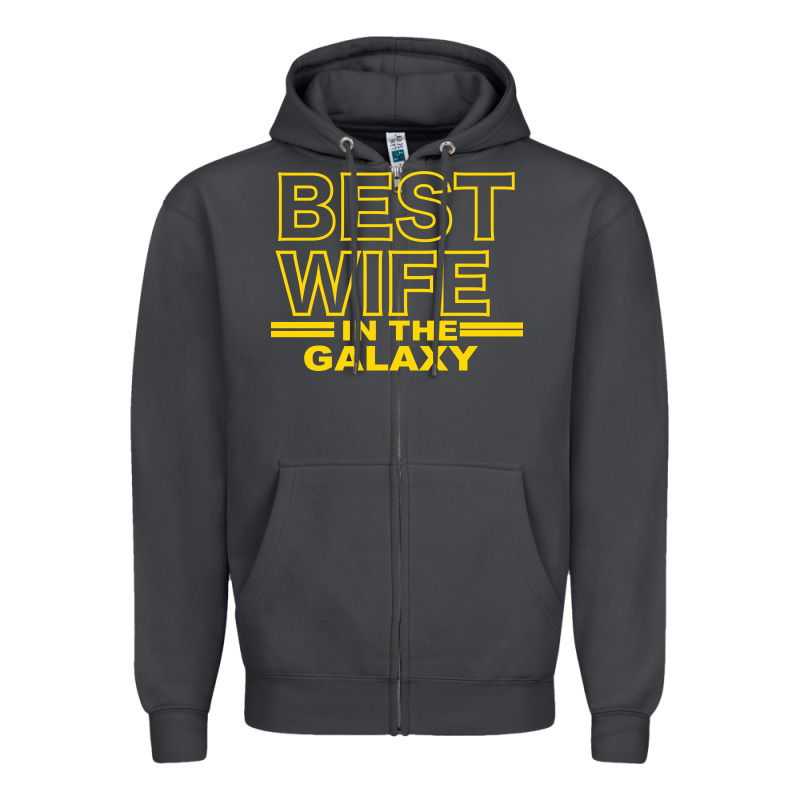 Best Wife In The Galaxy Zipper Hoodie by Bettercallsaul | Teevron