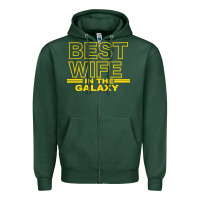 Sports Green BEST WIFE IN THE GALAXY Zipper Hoodie - Bettercallsaul