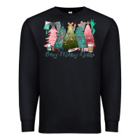 Black verry merry nurse Premium Sweatshirt - CowGirlArtShop