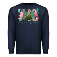 Navy verry merry nurse Premium Sweatshirt - CowGirlArtShop