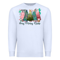 White verry merry nurse Premium Sweatshirt - CowGirlArtShop