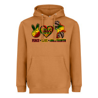 Meerkat peace love juneteenth Heavyweight Hoodie - CowGirlArtShop