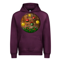 Mauve Wine christmas Urban Hoodie - BundleAndBundleShop