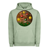 Pigment Oil Green christmas Urban Hoodie - BundleAndBundleShop