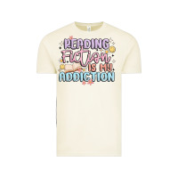 Vintage Arctic reading fiction is my addiction Vintage Tee - MaliasSmallBusiness