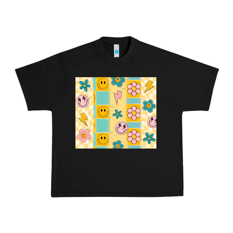 Retro Daisy Urban Heavy Tee by MaliasSmallBusiness | Teevron