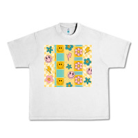 Lunar Rock retro daisy Urban Heavy Tee - MaliasSmallBusiness