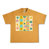 Peanut Butter retro daisy Urban Heavy Tee - MaliasSmallBusiness