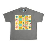 Tornado retro daisy Urban Heavy Tee - MaliasSmallBusiness