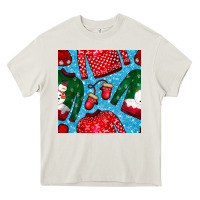 Cream christmas clothes seamless pattern Heavy Core Tee - BundleAndBundleShop