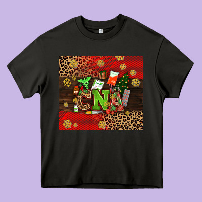 Cna Christmas Heavy Core Tee Designed By Adodesignshop