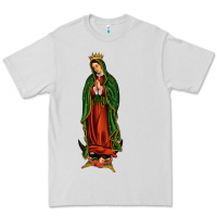 Dove Grey our lady of guadalupe Premium Tee - JahusDesignShop